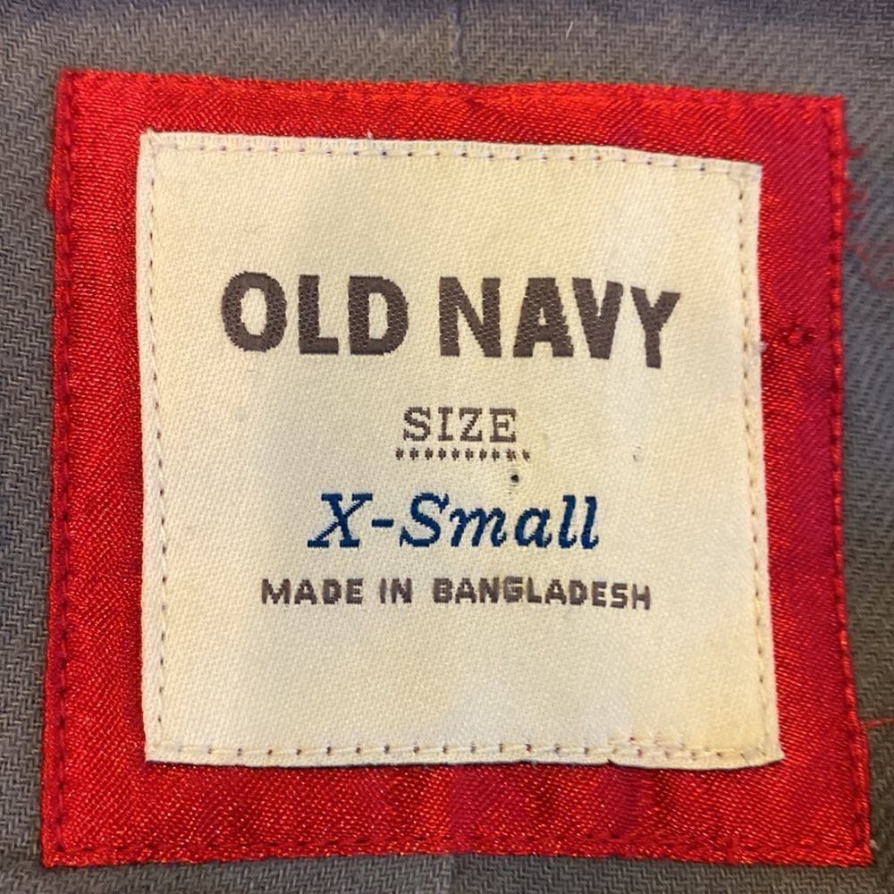 Old navy XS grey pea coat type jacket - Picture 5 of 7